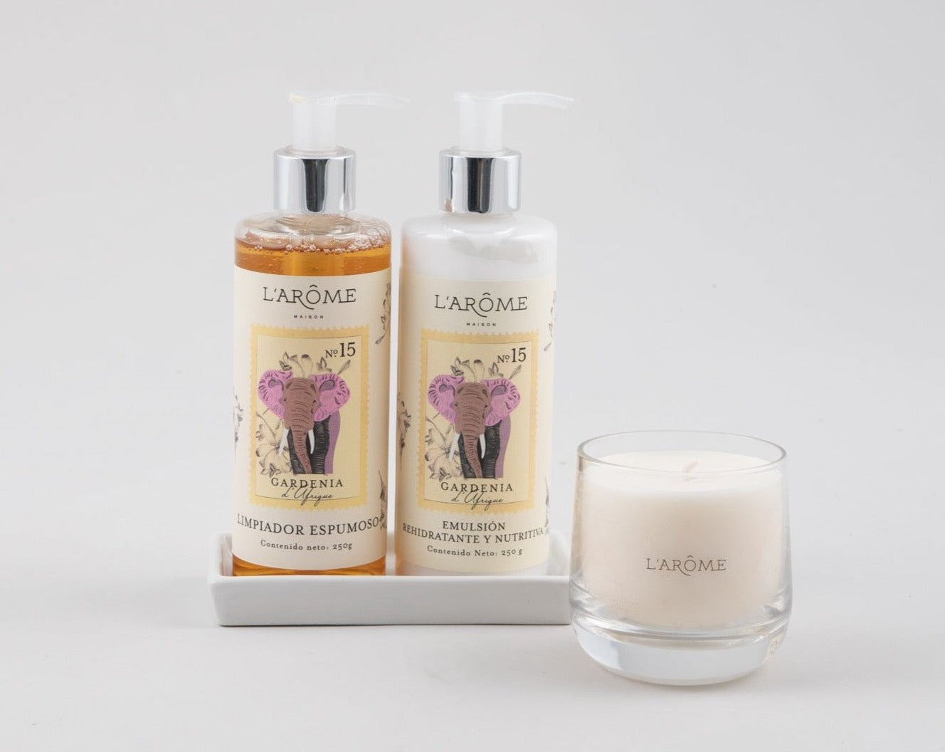 No 15. Gardenia D'Afrique: Jabón Espumoso y Crema Hidratante