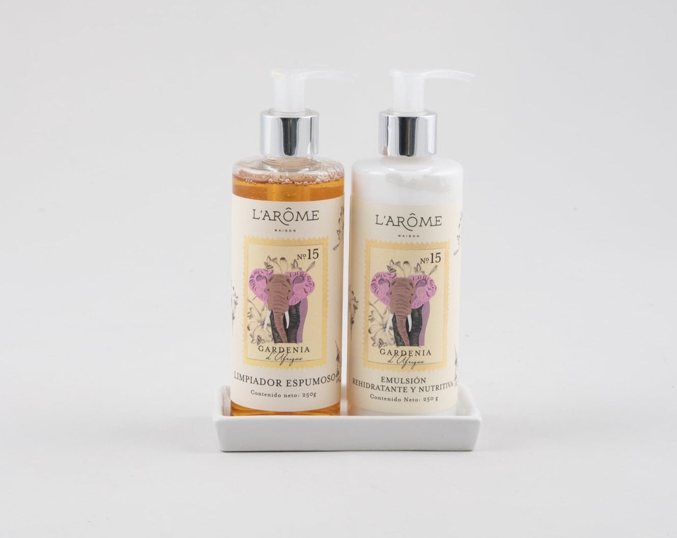 No 15. Gardenia D'Afrique: Jabón Espumoso y Crema Hidratante