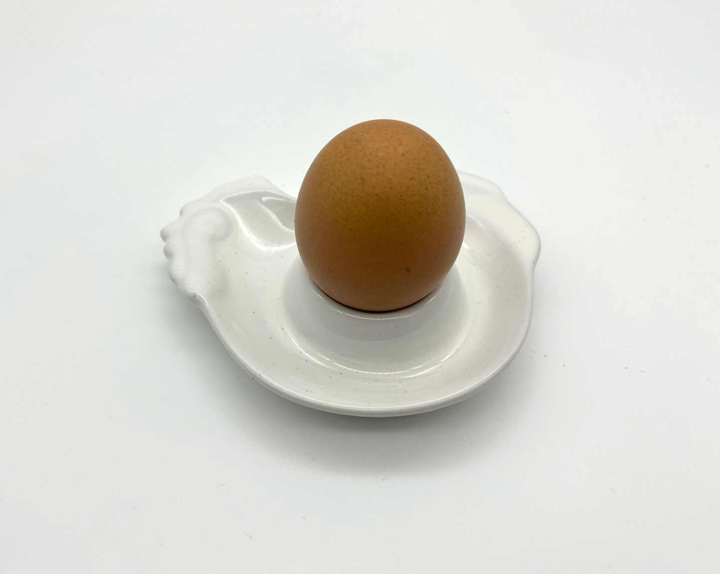 Plato Cerámica Gallina Huevo